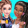 Elsa And Tiana Workout Buddies