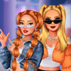 Fashionable School Girls