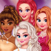 Princesses Evening On Red Carpet